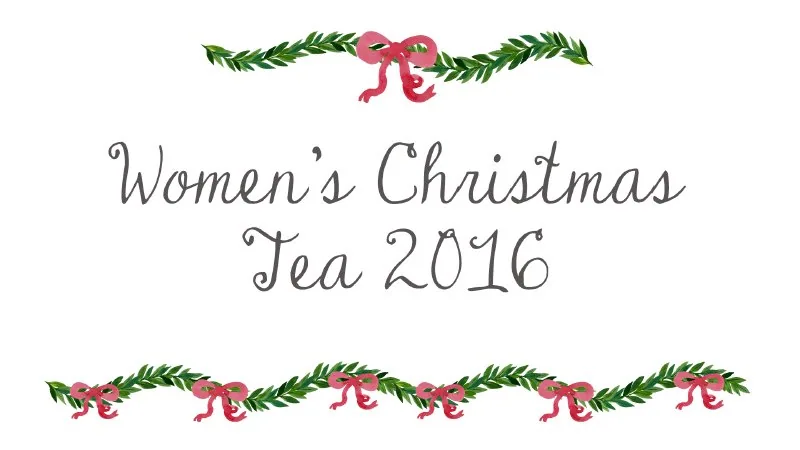 2016 Women's Christmas Tea